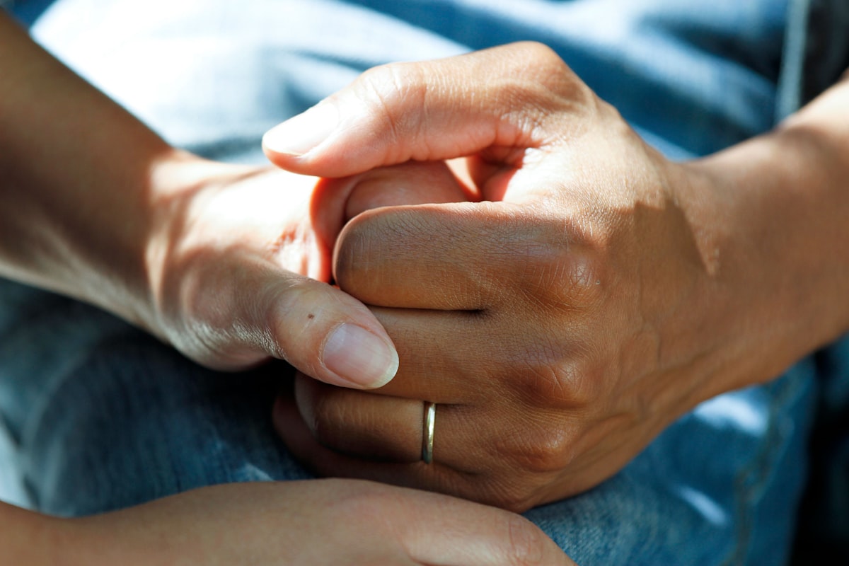 Compassionate wound care specialist with patient